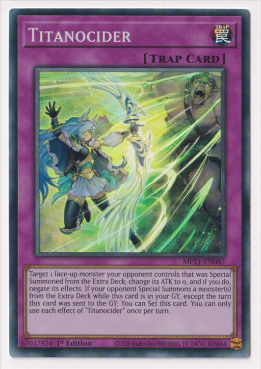 Yugioh! Titanocider / Super - MP21-EN087 - 1st