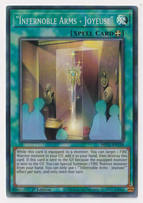 Yugioh! Infernoble Arms - Joyeuse / Super - MP21-EN138 - 1st     