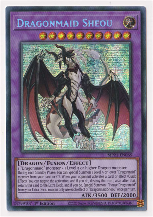 Yugioh! Dragonmaid Sheou / Prismatic - MP21-EN065 - 1st