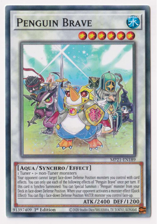 Yugioh! Penguin Brave / Common - MP21-EN189 - 1st