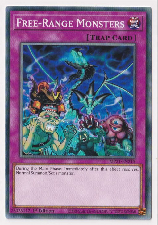 Yugioh! Free-Range Monsters / Common - MP21-EN215 - 1st     