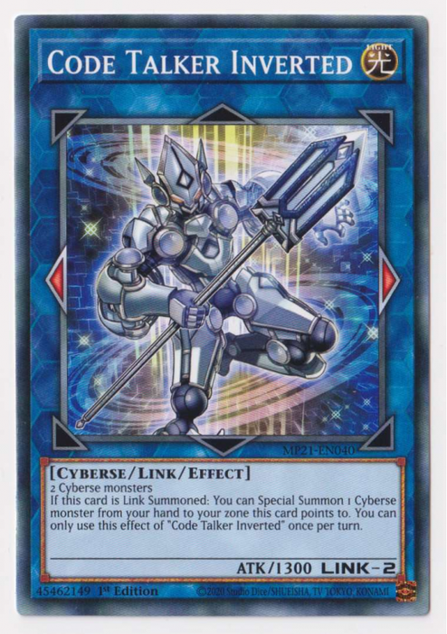 Yugioh! Code Talker Inverted / Common - MP21-EN040 - 1st