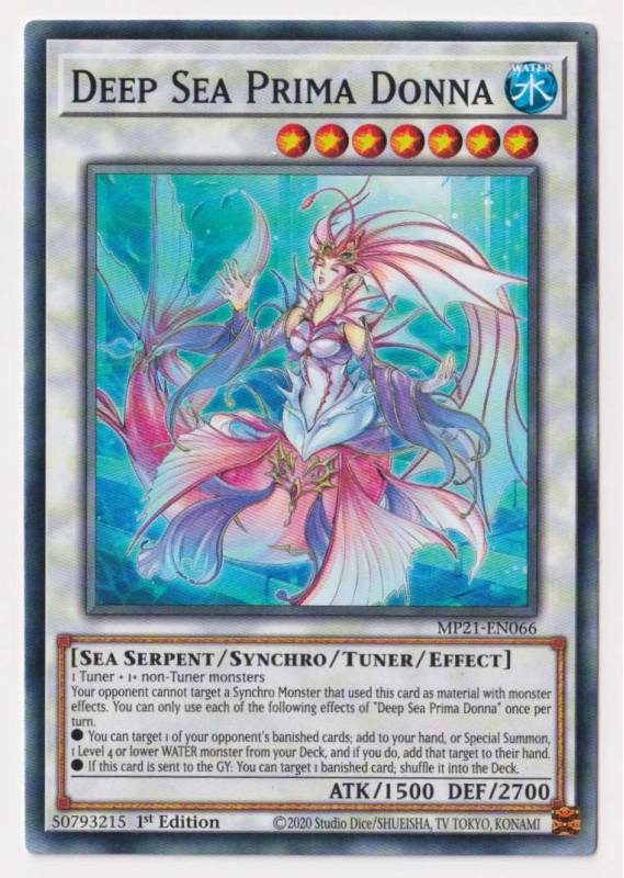 Yugioh! Deep Sea Prima Donna / Common - MP21-EN066 - 1st     