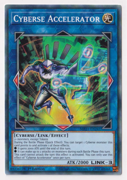 Yugioh! Cyberse Accelerator / Common - MP21-EN241 - 1st     