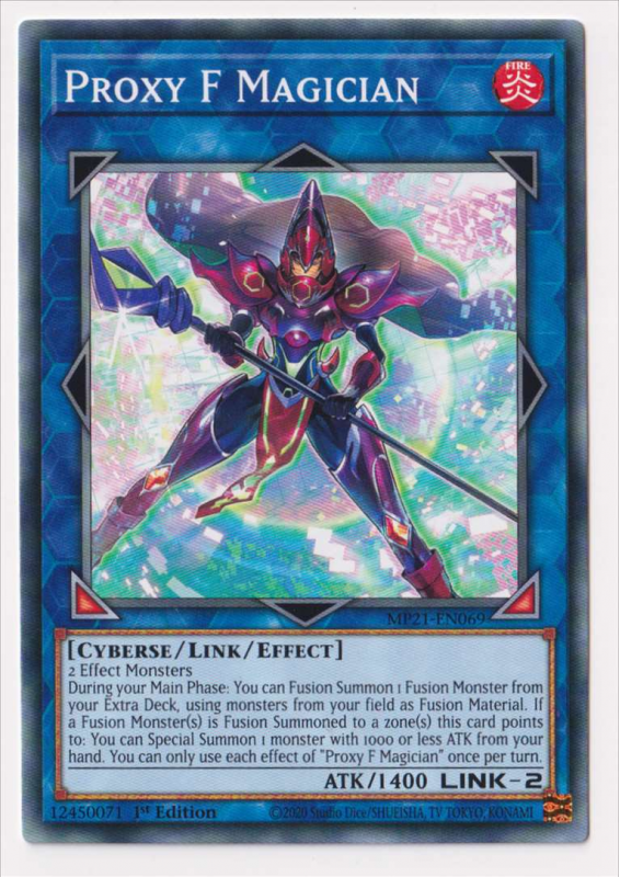 Yugioh! Proxy F Magician / Common - MP21-EN069 - 1st     