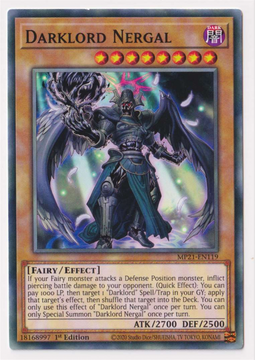 Yugioh! Darklord Nergal / Common - MP21-EN119 - 1st