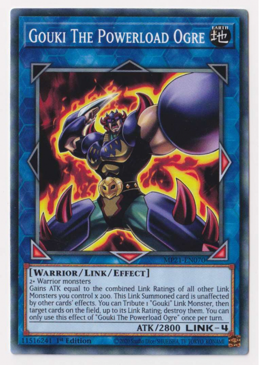 Yugioh! Gouki The Powerload Ogre / Common - MP21-EN070 - 1st     