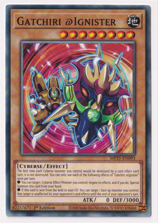 Yugioh! Gatchiri @Ignister / Common - MP21-EN093 - 1st     