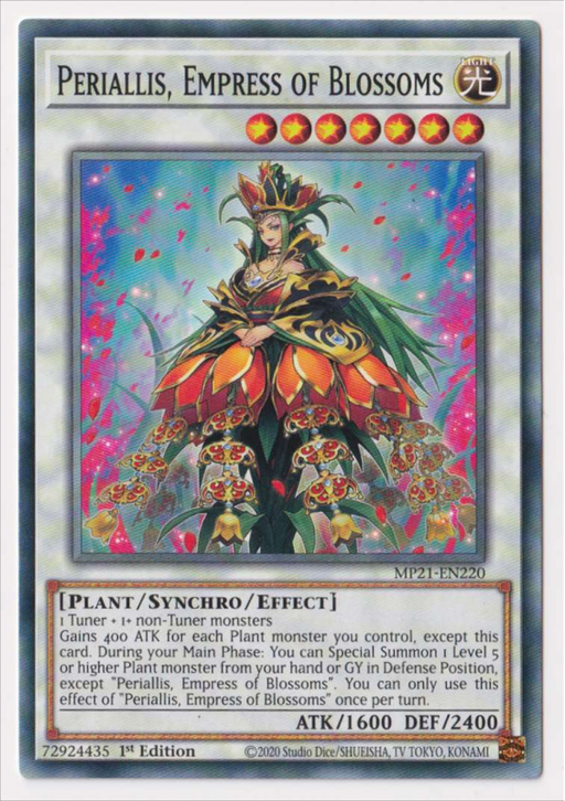 Yugioh! Periallis, Empress of Blossoms / Common - MP21-EN220 - 1st     