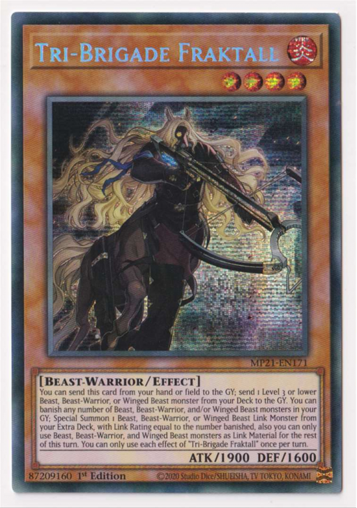 Yugioh! Tri-Brigade Fraktall / Prismatic - MP21-EN171 - 1st