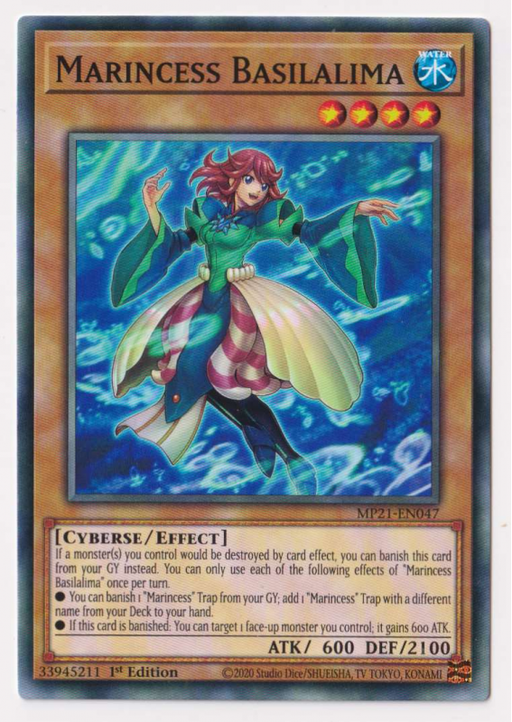 Yugioh! Marincess Basilalima / Common - MP21-EN047 - 1st     