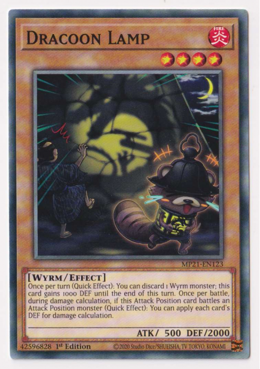 Yugioh! Dracoon Lamp / Common - MP21-EN123 - 1st     