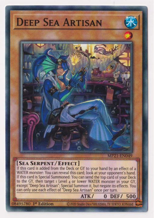 Yugioh! Deep Sea Artisan / Common - MP21-EN049 - 1st