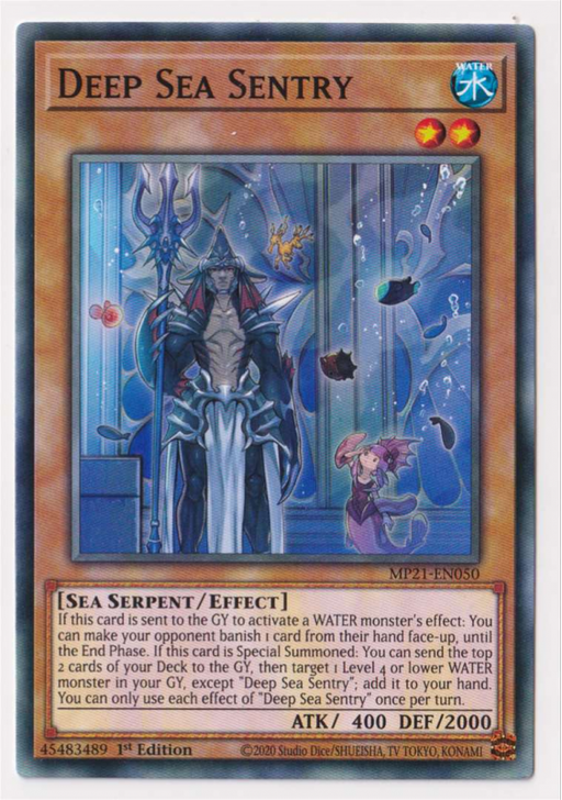 YUgioh! Deep Sea Sentry / Common - MP21-EN050 - 1st     