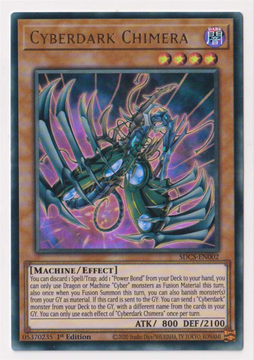 Yugioh! Cyberdark Chimera / Ultra - SDCS-EN002 - 1st