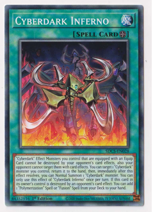 Yugioh! Cyberdark Inferno / Common - SDCS-EN028 - 1st