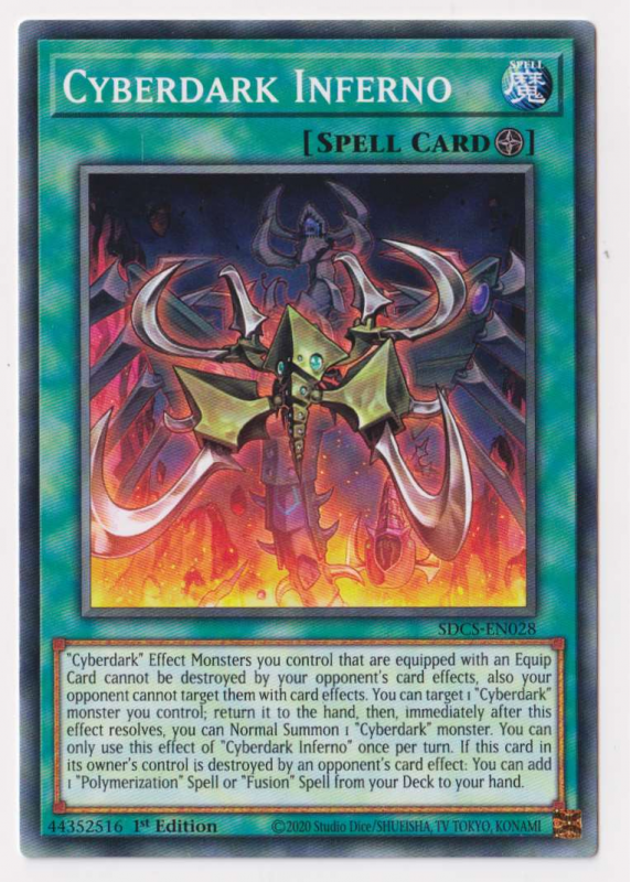 Yugioh! Cyberdark Inferno / Common - SDCS-EN028 - 1st