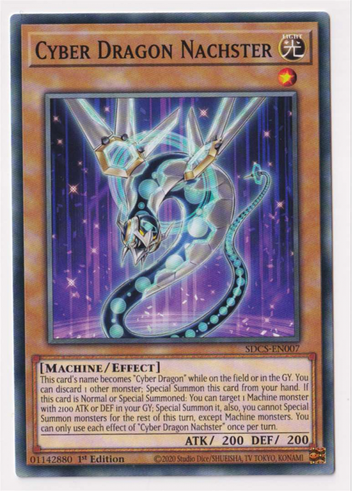 Yugioh! Cyber Dragon Nachster / Common - SDCS-EN007 - 1st