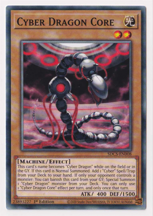 Yugioh! Cyber Dragon Core/ Common - SDCS-EN008 - 1st