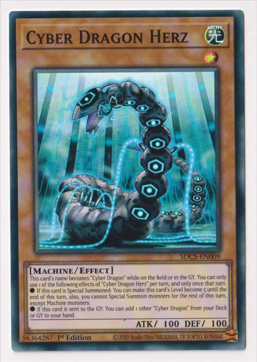 Yugioh! Cyber Dragon Herz / Super - SDCS-EN009 - 1st