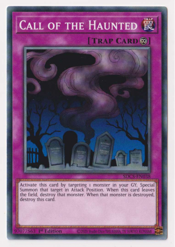 Yugioh1 Call of the Haunted / Common - SDCS-EN038 - 1st