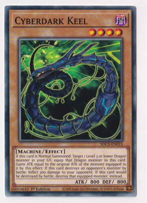 Yugioh! Cyberdark Keel / Common - SDCS-EN015 - 1st