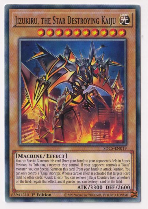 Yugioh! Jizukiru, the Star Destroying Kaiju/ Common - SDCS-EN019 - 1st