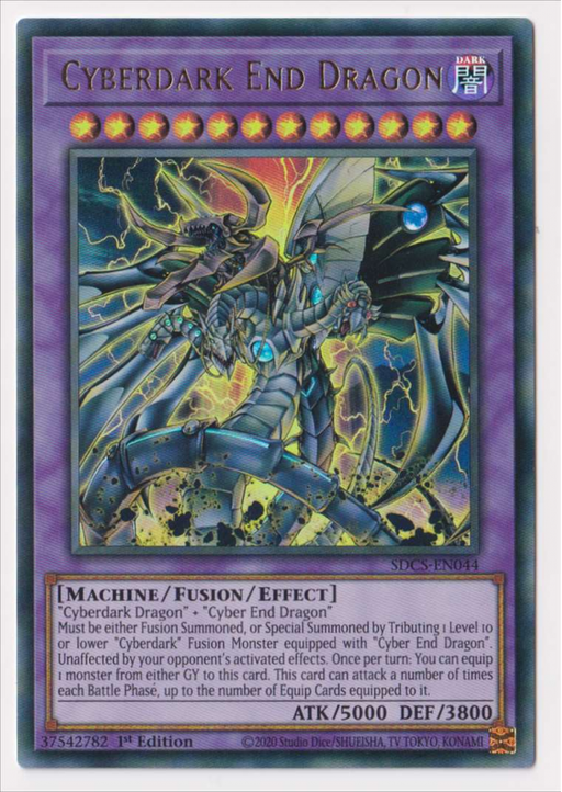 Yugioh! Cyberdark End Dragon / Ultra - SDCS-EN044 - 1st