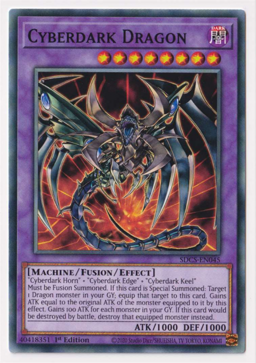 Yugioh! Cyberdark Dragon/ Common - SDCS-EN045 - 1st