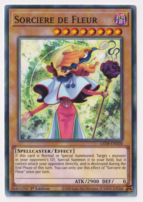 Yugioh! Sorciere de Fleur / Common - LED8-EN028 - 1st