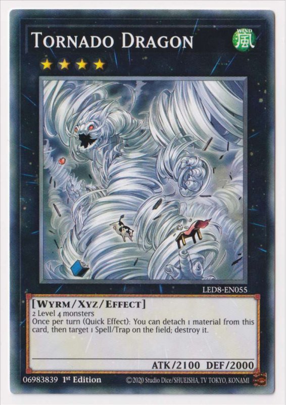 Yugioh! Tornado Dragon / Common - LED8-EN055 - 1st