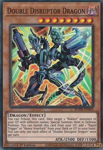 Yugioh! Double Disruptor Dragon / Super - BODE-EN002 - 1st