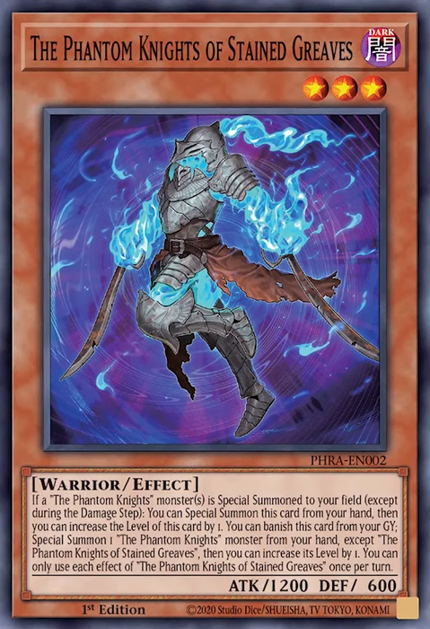 Yugioh The Phantom Knights of Stained Greaves / Common - PHRA-EN002 - 1st