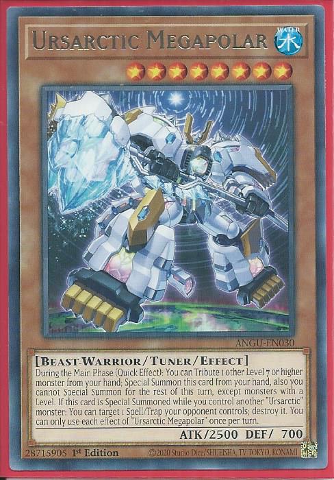 Yugioh Ursarctic Megapolar / Rare - ANGU-EN030 - 1st