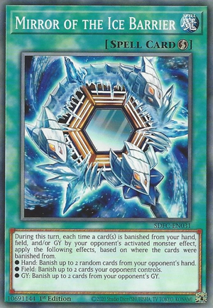Yugioh Mirror of the Ice Barrier / Common - SDFC-EN031 - 1st