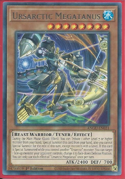 Yugioh Ursarctic Megatanus / Rare - ANGU-EN031 - 1st