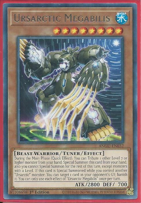 Yugioh Ursarctic Megabilis / Rare - ANGU-EN032 - 1st