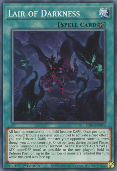 Yugioh Lair of Darkness / Common - EGS1-EN032 - 1st