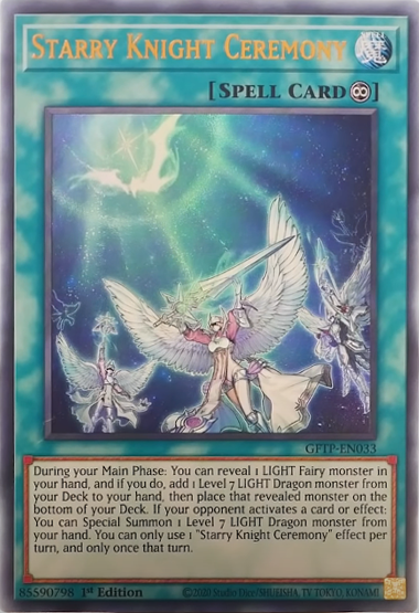 Yugioh Starry Knight Ceremony / Ultra - GFTP-EN033 - 1st