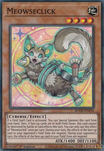 Yugioh! Meowseclick / Super - BODE-EN034 - 1st