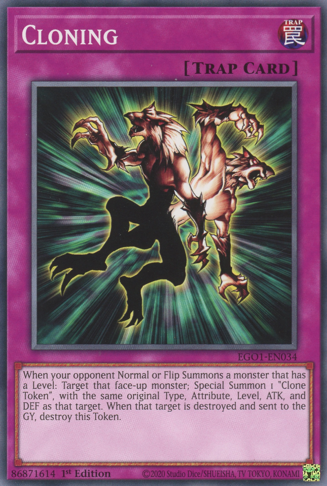 Yugioh Cloning / Common - EGO1-EN034 - 1st