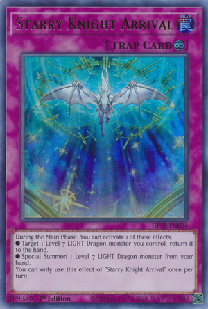 Yugioh Starry Knight Arrival / Ultra - GFTP-EN034 - 1st