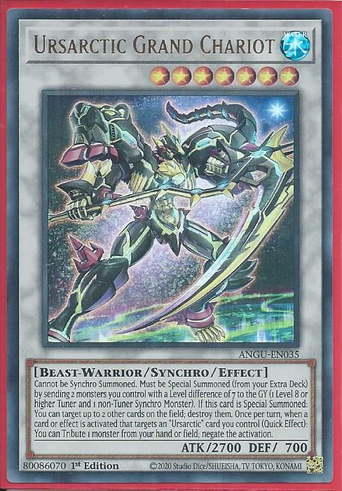 Yugioh Ursarctic Grand Chariot / Ultra - ANGU-EN035 - 1st