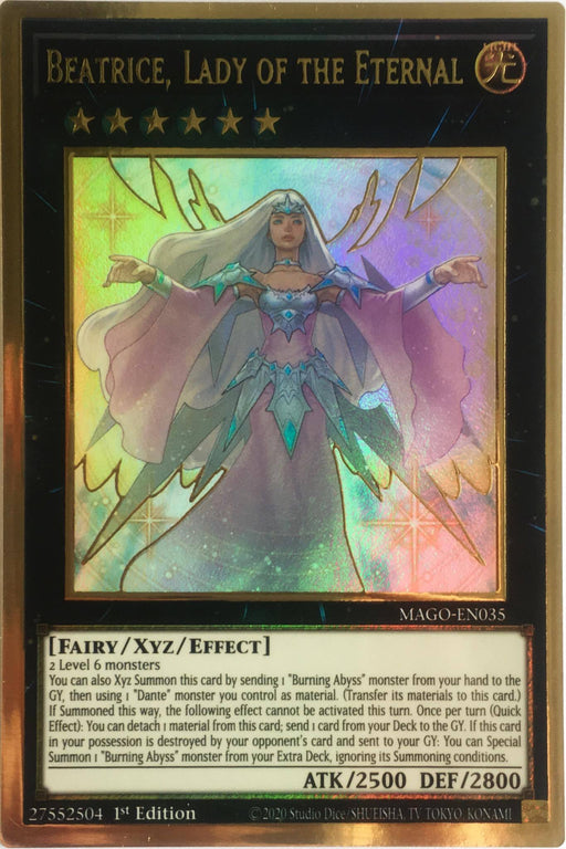 Yugioh Beatrice, Lady of the Eternal / Gold - MAGO-EN035 - 1st