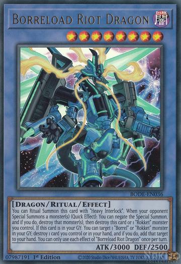 Yugioh! Borreload Riot Dragon / Ultra - BODE-EN036 - 1st