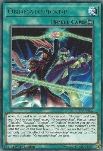 Yugioh Onomatopickup