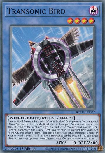 Yugioh! Transonic Bird / Common - BODE-EN037 - 1st