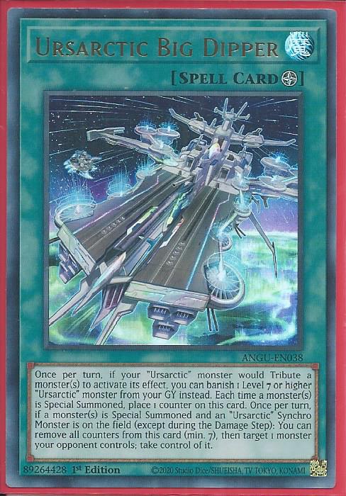 Yugioh Ursarctic Big Dipper / Ultra - ANGU-EN038 - 1st