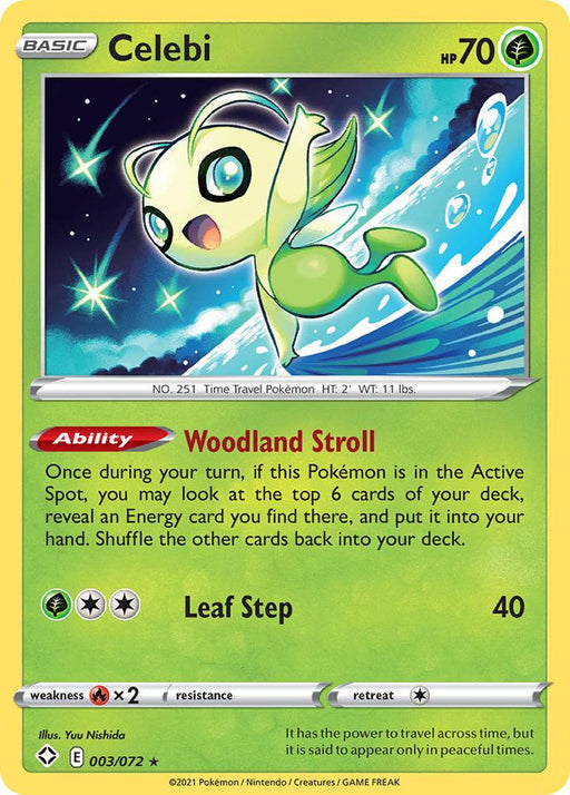 Pokemon Celebi - 003/072 - Shining Fates