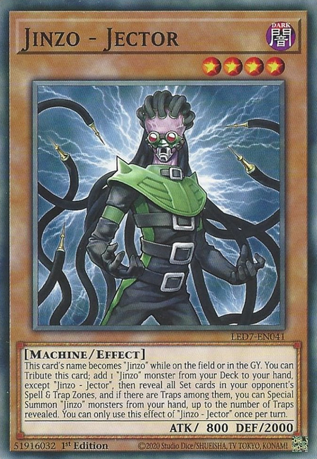 Yugioh Jinzo - Jector / Common - LED7-EN041 - 1st